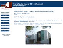 Tablet Screenshot of notaria133.com